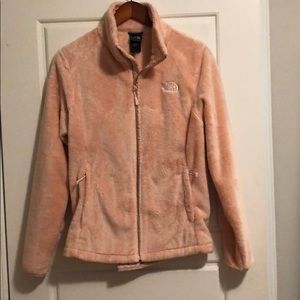 rose gold north face jacket